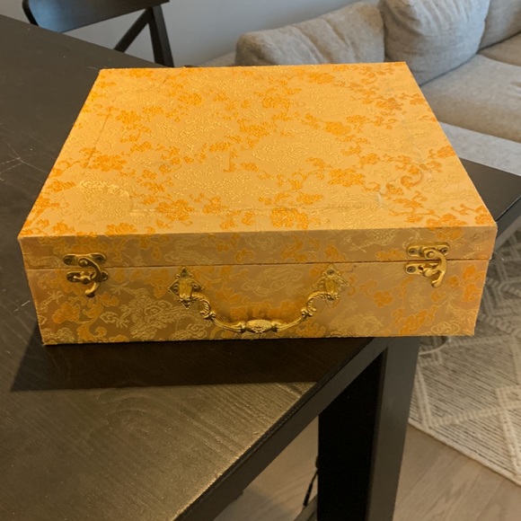 Traditional Xiamen decorative gold plate - Picture 4 of 5